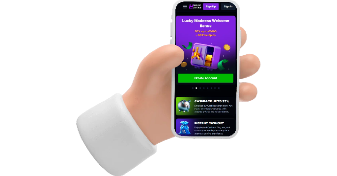 HashLucky Casino App-Screenshot